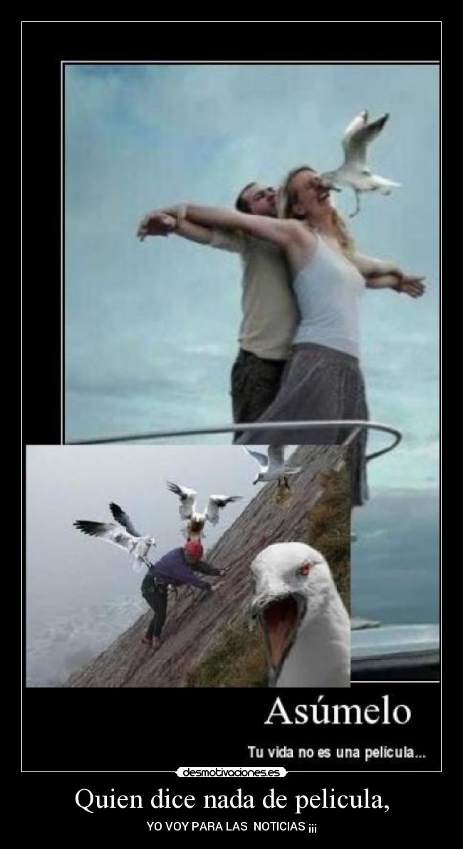 Quien dice nada de pelicula, -