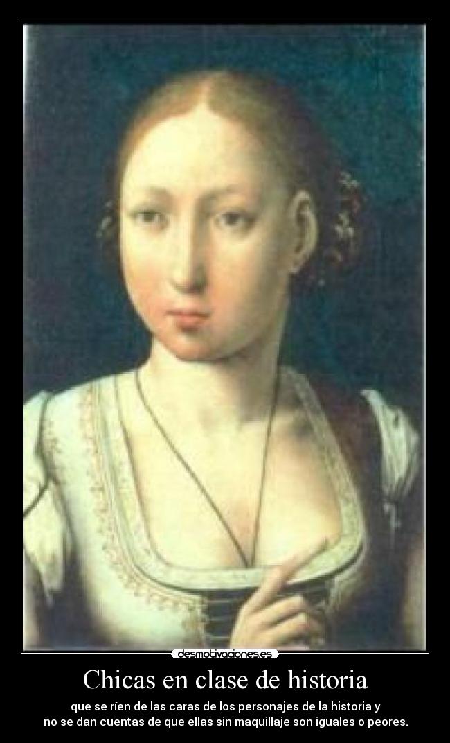 Chicas en clase de historia -