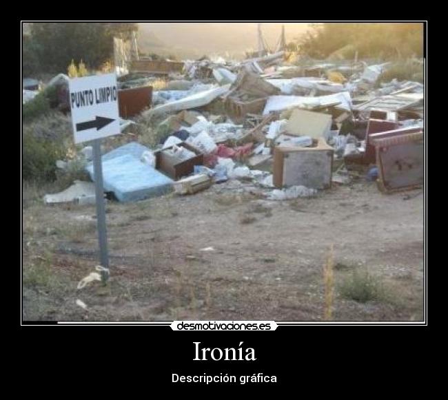 Ironía - Descripción gráfica