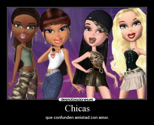 Chicas - que confunden amistad con amor.