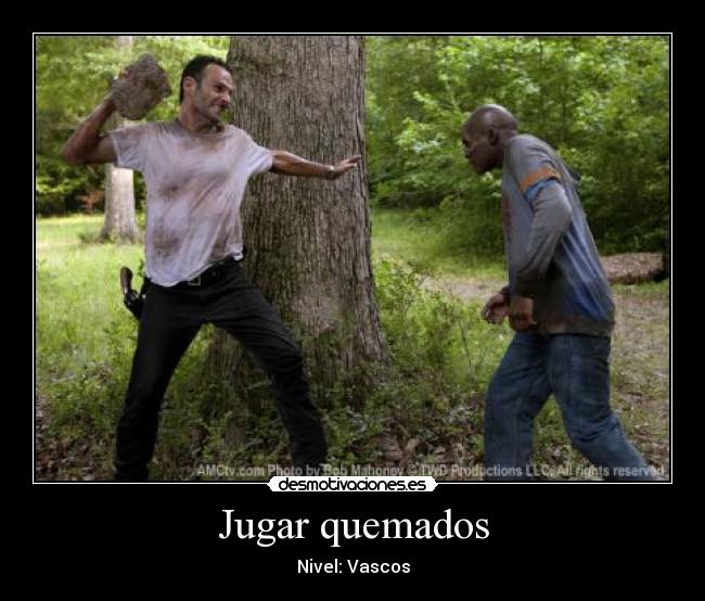 Jugar quemados - 