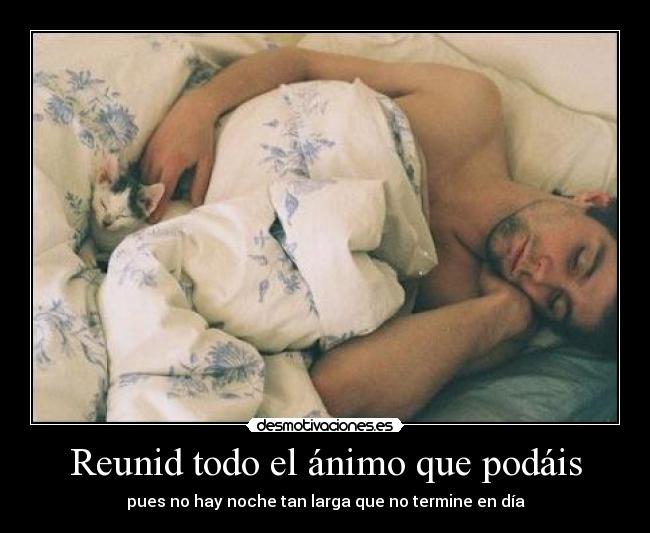 carteles noche dia larga acabar tristeza desmotivaciones