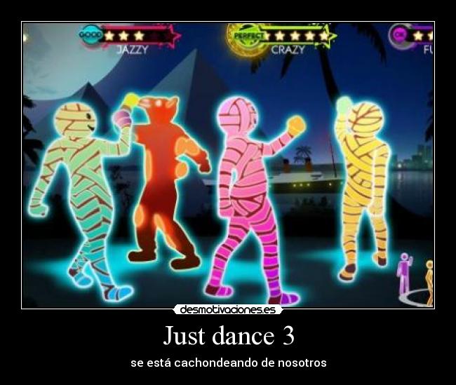 Just dance 3 - se está cachondeando de nosotros