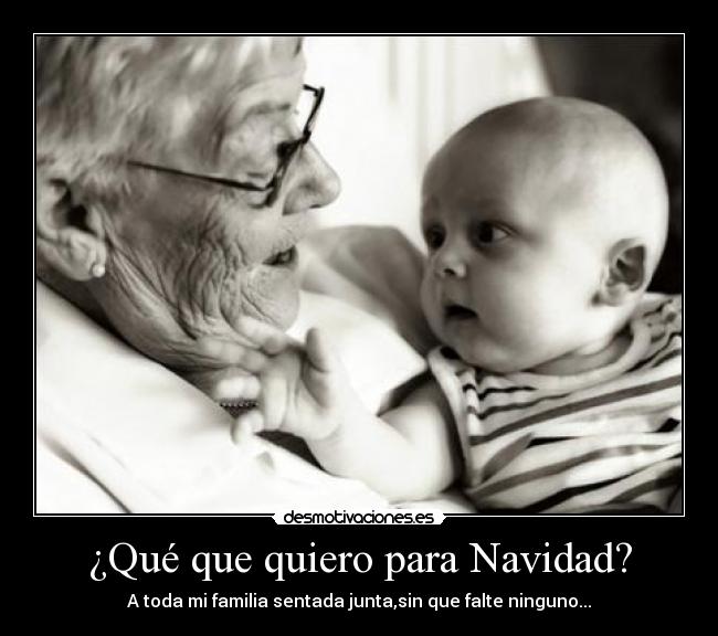 ¿Qué que quiero para Navidad? -