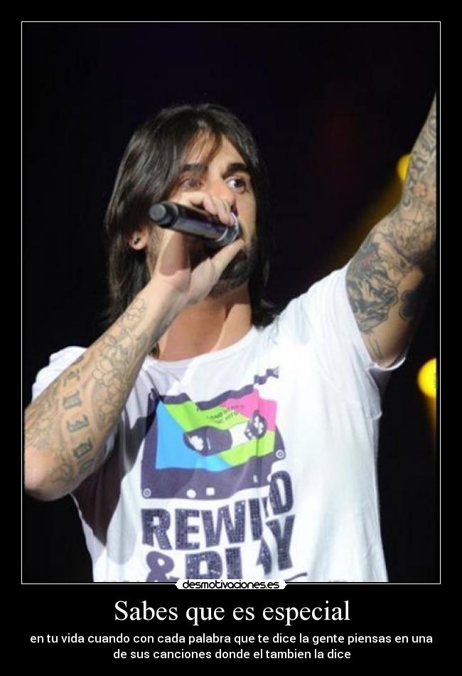 Sabes que es especial - 