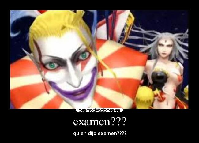examen??? -
