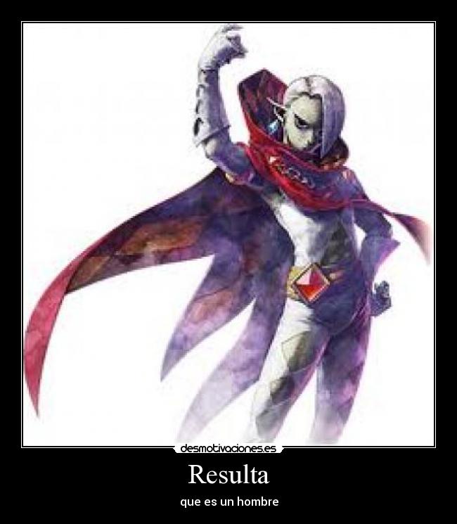 Resulta - que es un hombre