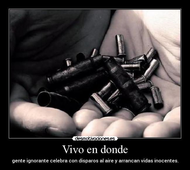 Vivo en donde - 