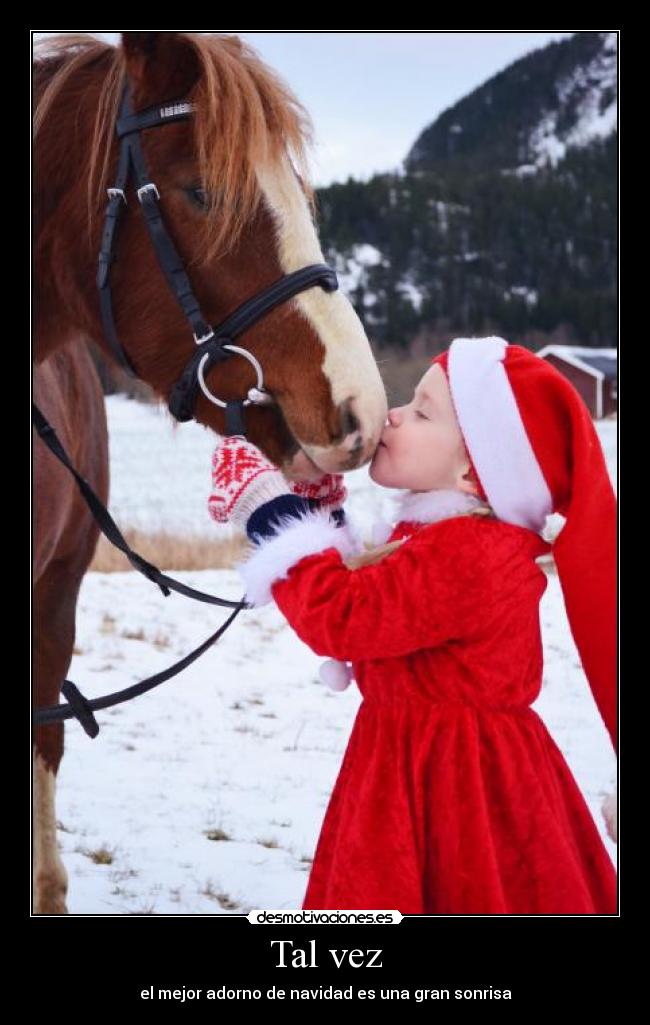 Tal vez - el mejor adorno de navidad es una gran sonrisa