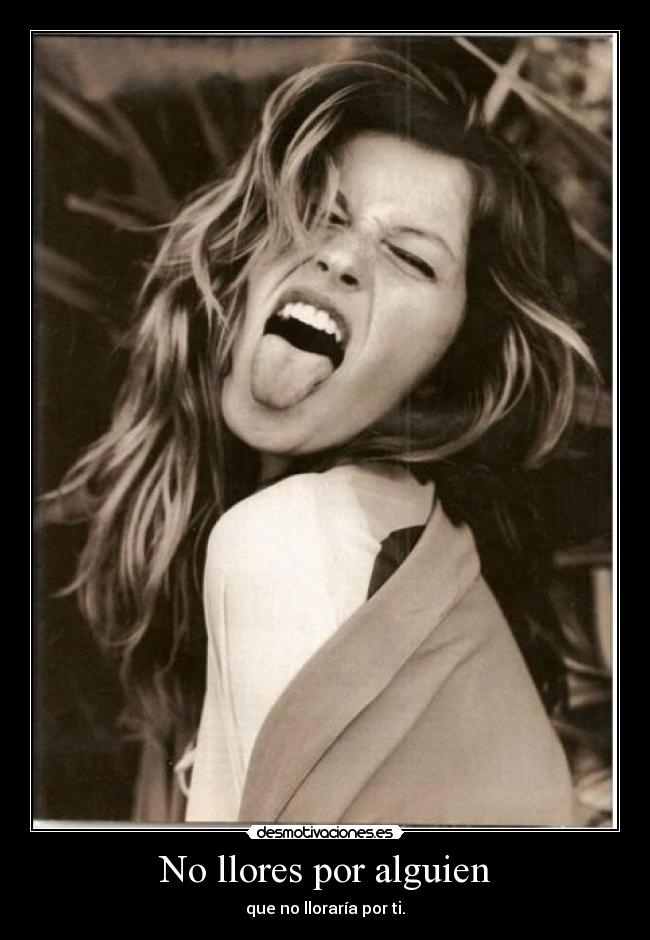 No llores por alguien - 