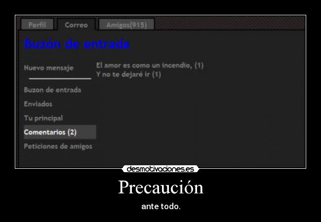 Precaución -