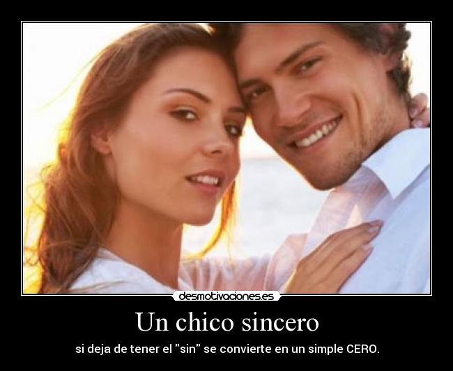 Un chico sincero -