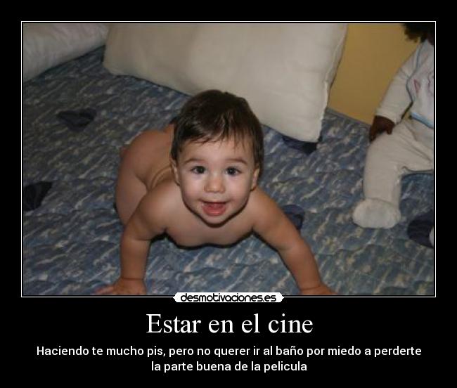 Estar en el cine -
