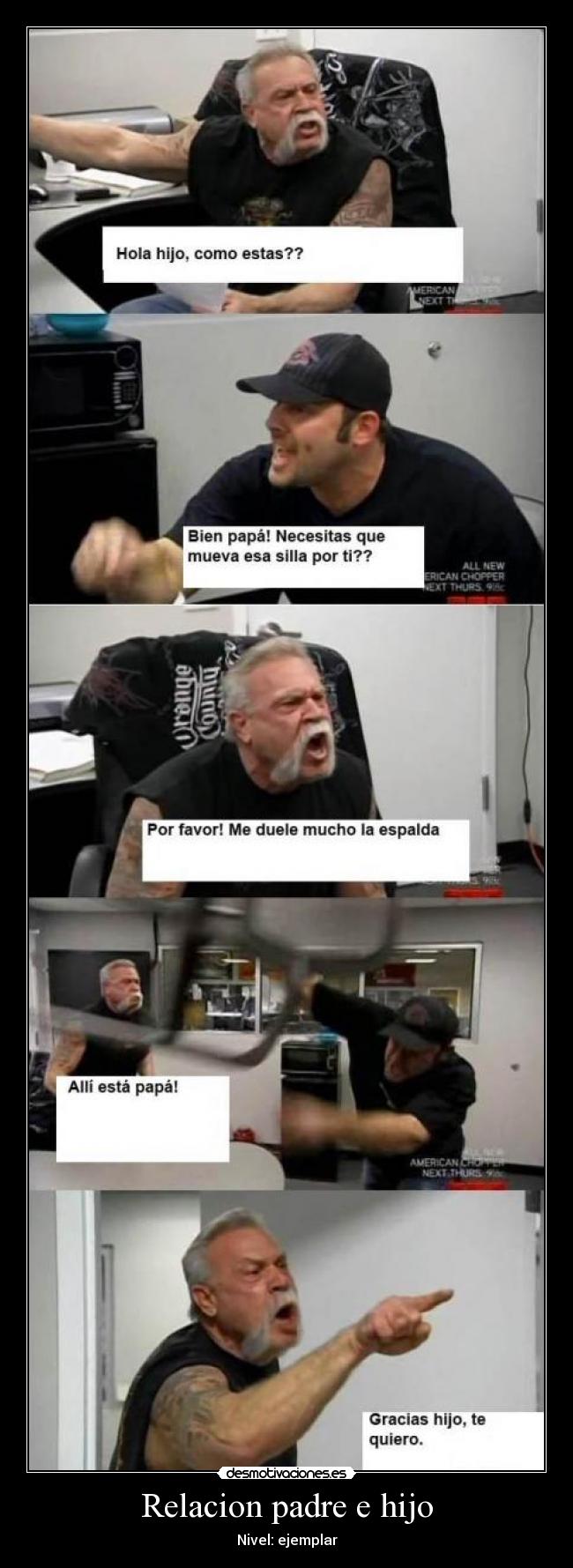 Relacion padre e hijo -