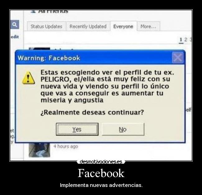 Facebook - Implementa nuevas advertencias.