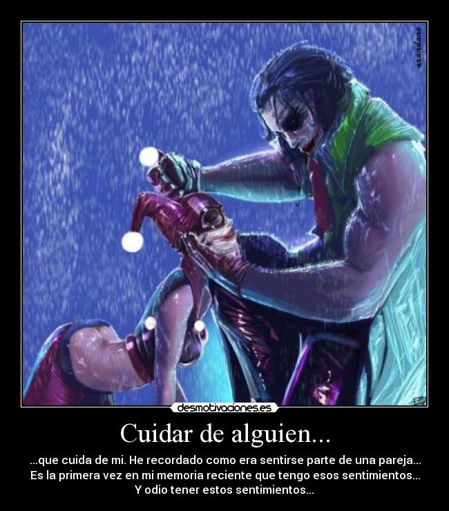 Cuidar de alguien... - 