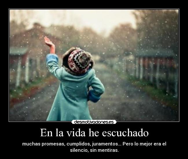 En la vida he escuchado - 