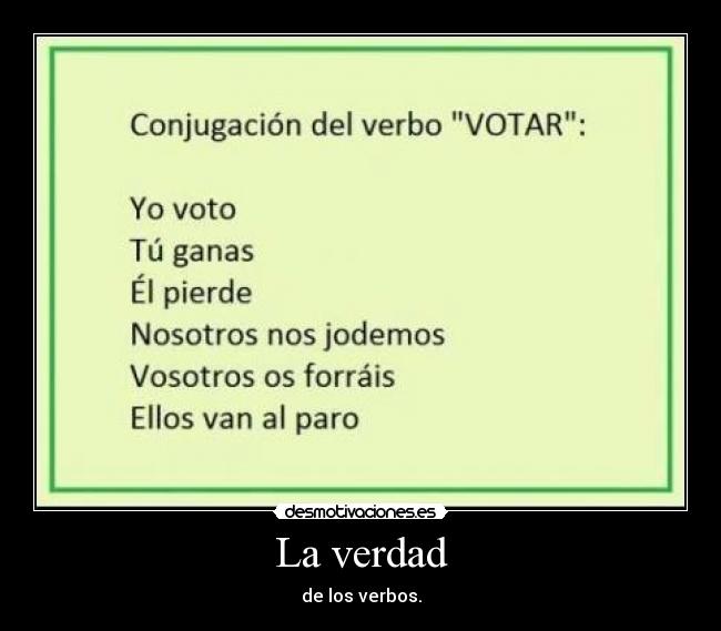 La verdad -