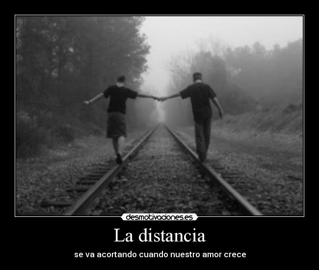La distancia -