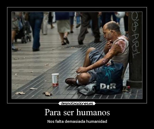 Para ser humanos -