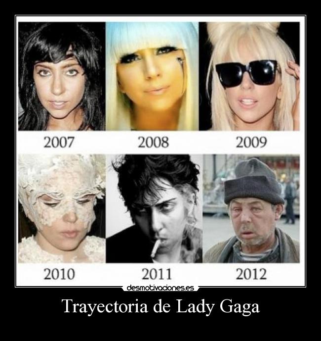 Trayectoria de Lady Gaga -