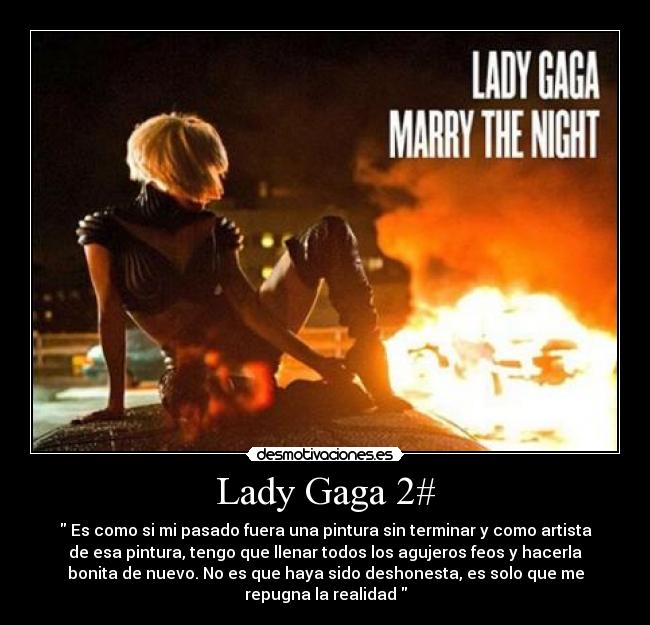 carteles musica lady gaga marry the night desmotivaciones