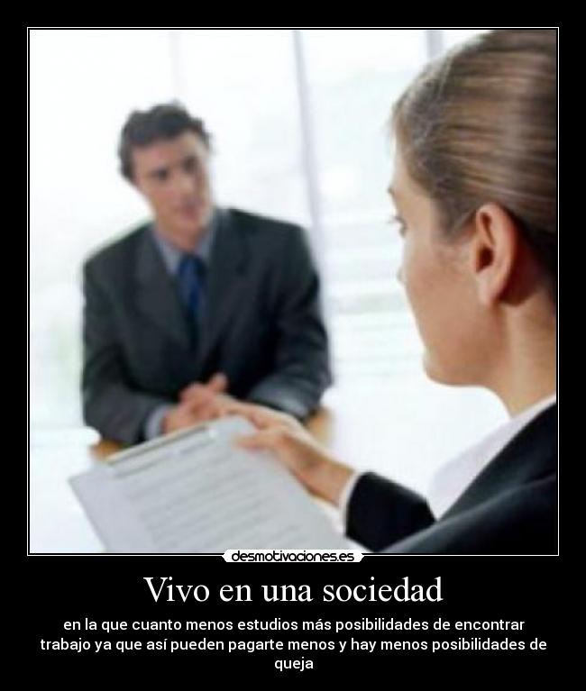 Vivo en una sociedad - 