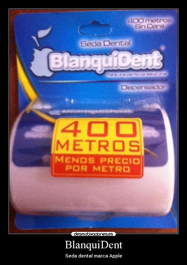 BlanquiDent - Seda dental marca Apple