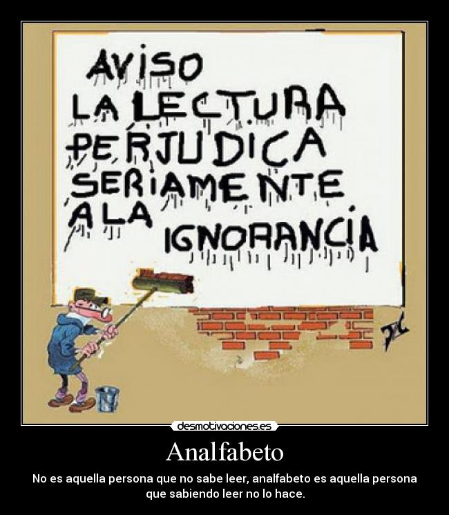 Analfabeto - 