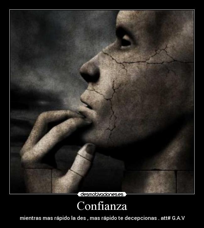 carteles confianza confianza desmotivaciones