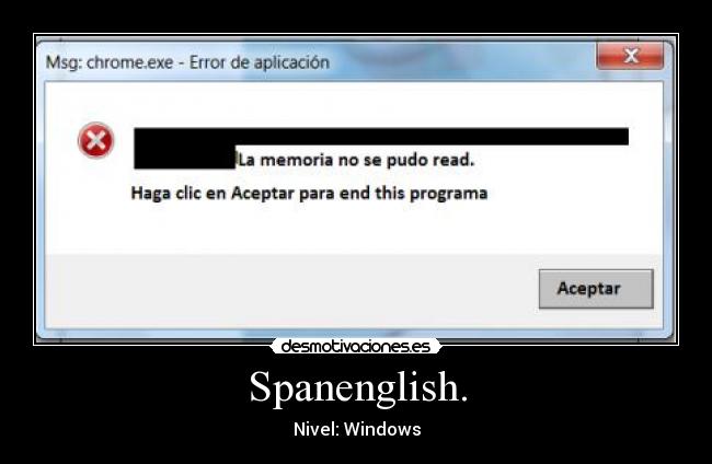 Spanenglish. - 