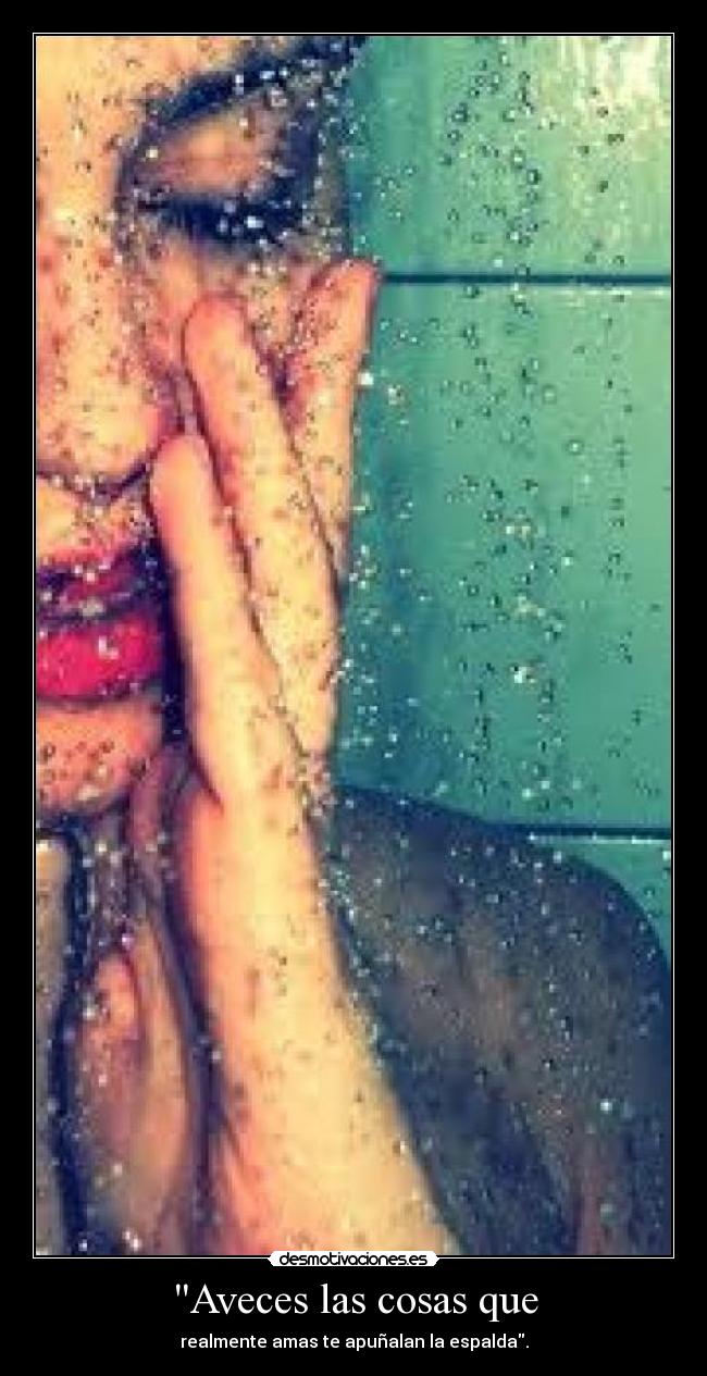 Aveces las cosas que - 