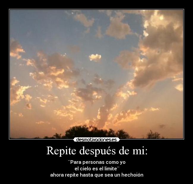 Repite después de mi: - 