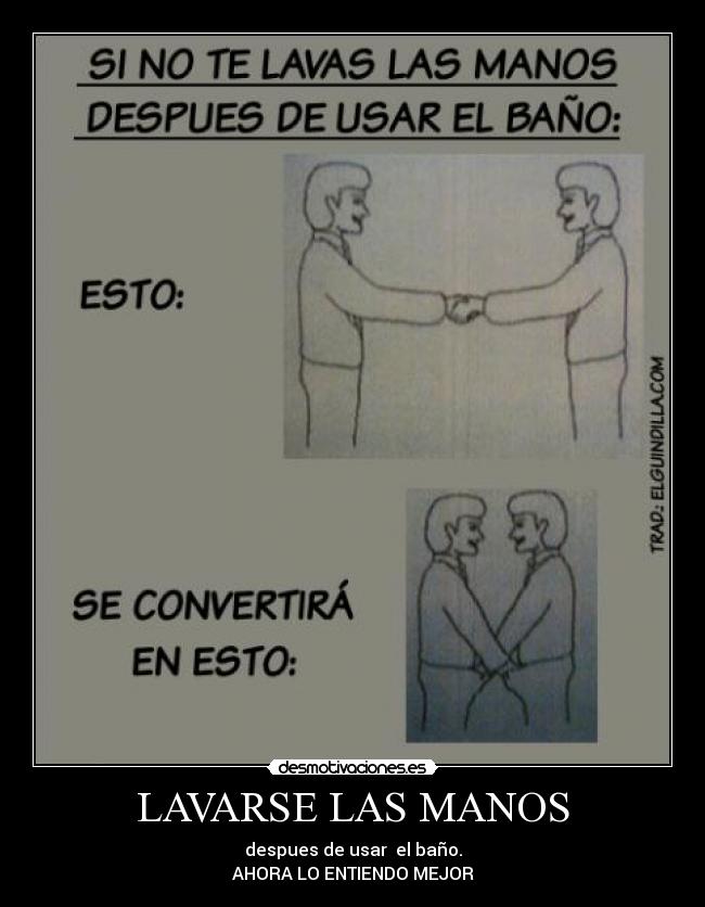 LAVARSE LAS MANOS - 