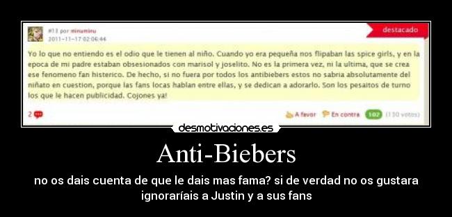 Anti-Biebers -