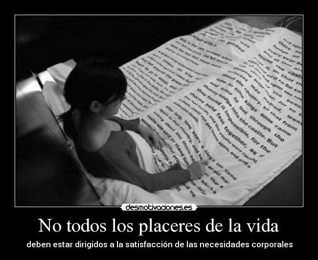 No todos los placeres de la vida -