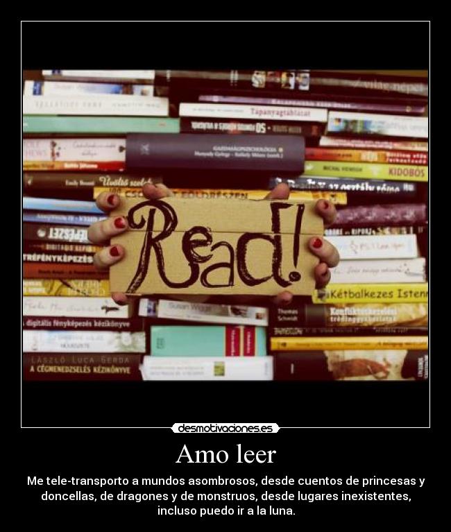 Amo leer -
