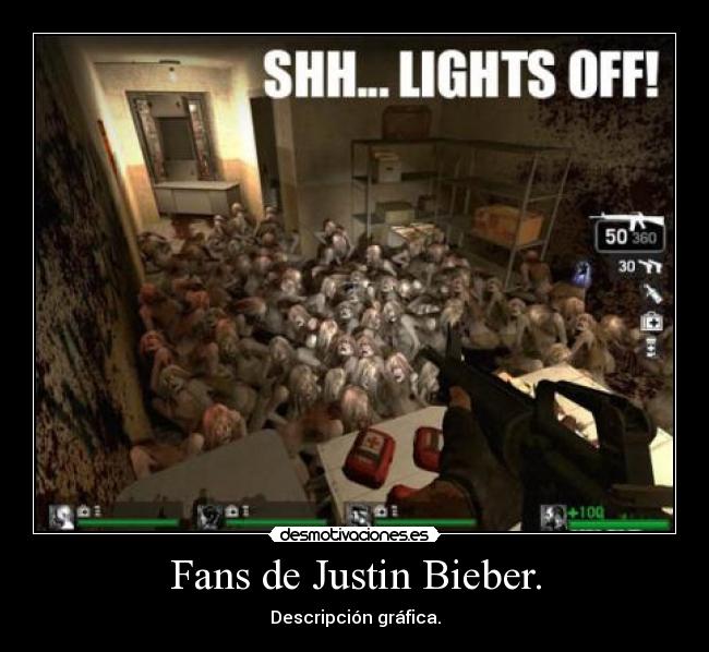 carteles fans justin bieber descripcion grafica desmotivaciones