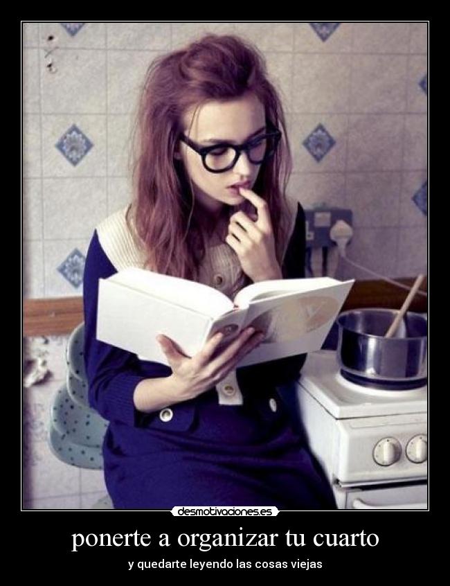 ponerte a organizar tu cuarto - 