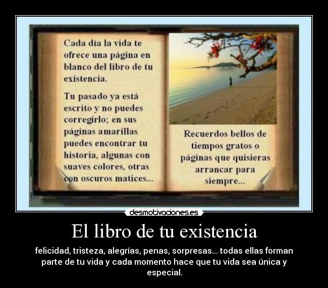 El libro de tu existencia - 