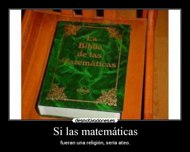 carteles matematicas libro desmotivaciones