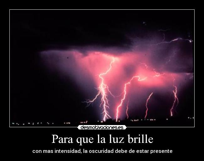 Para que la luz brille - 