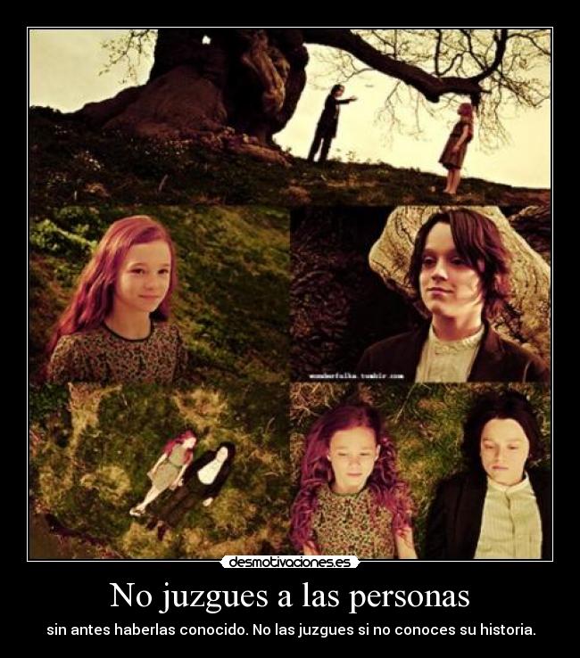 No juzgues a las personas -