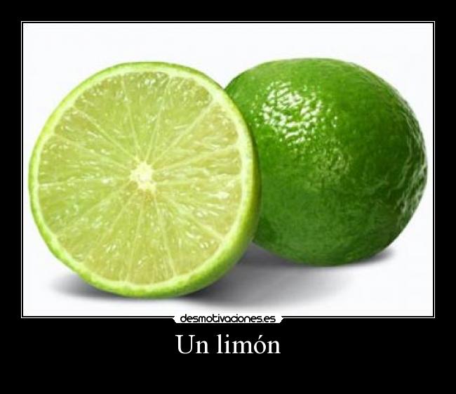 Un limón -