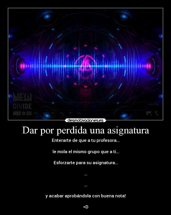 Dar por perdida una asignatura - 