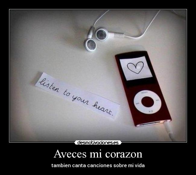 Aveces mi corazon - 