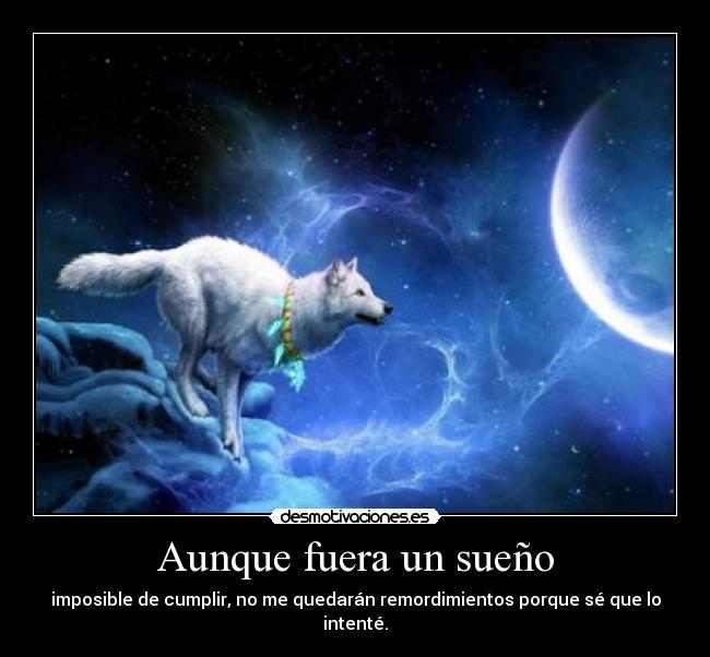Aunque fuera un sueño -