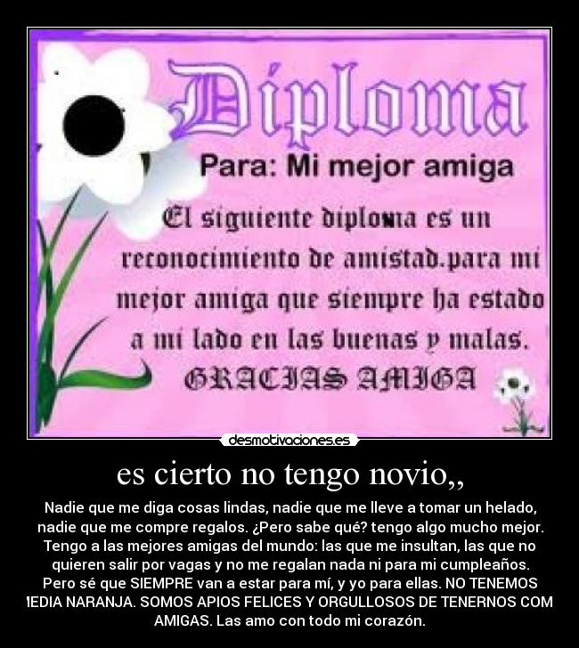 es cierto no tengo novio,, -