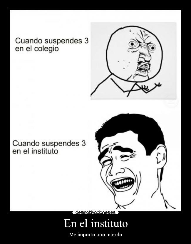 En el instituto -