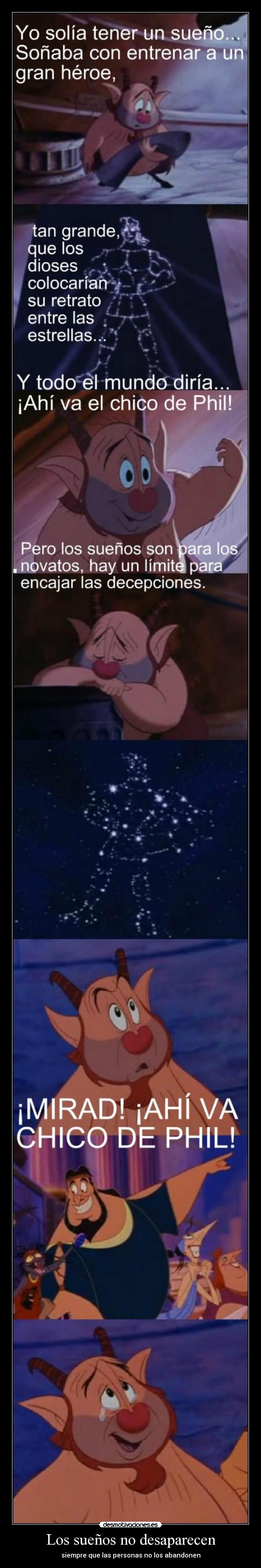Los sueños no desaparecen -